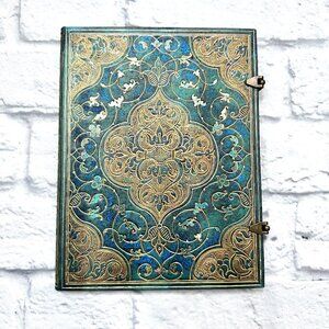 NWOT Paperblanks turquoise ornate journal notebook